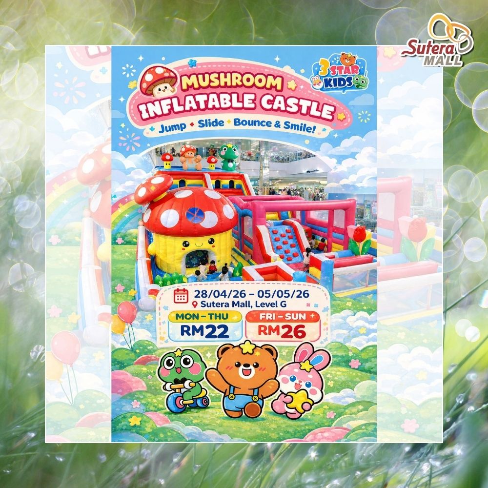 Mushroom Inflatable Castle